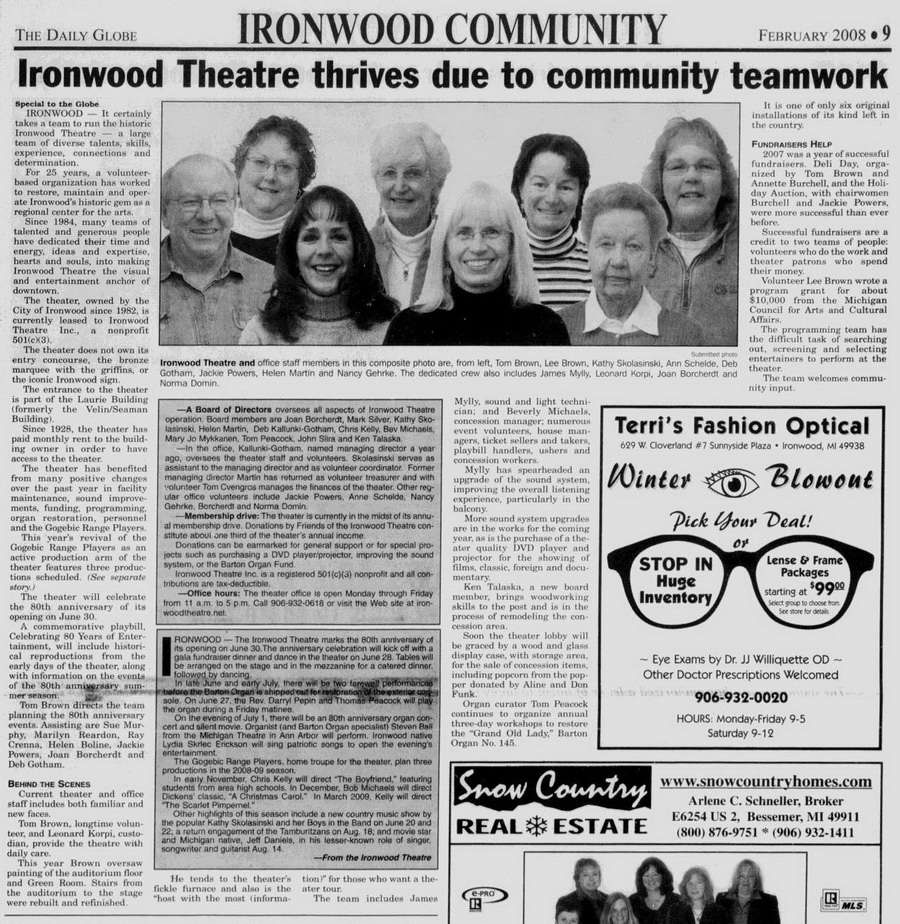 Ironwood Theatre - Feb 28 2008